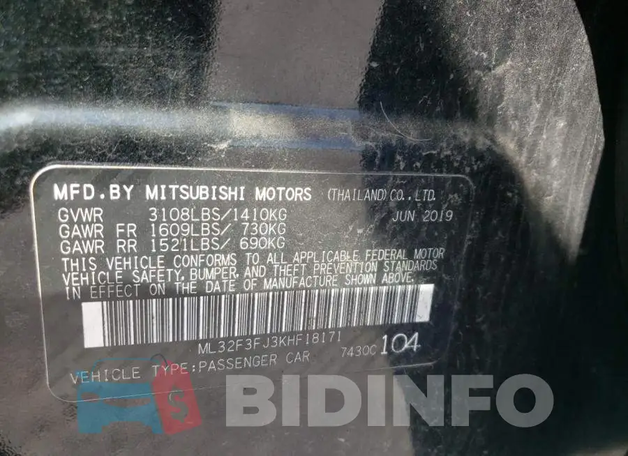 ML32F3FJ3KHF18171 Photo# 10
