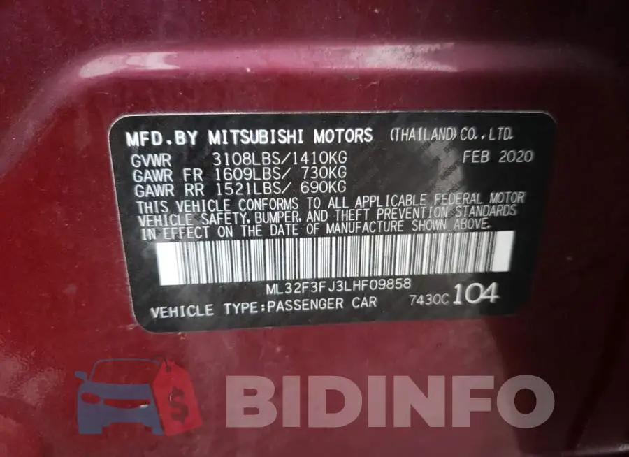 ML32F3FJ3LHF09858 Photo# 10