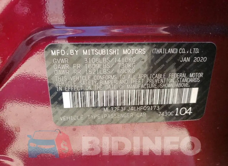 ML32F3FJ4LHF09173 Photo# 10