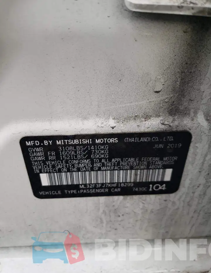 ML32F3FJ7KHF18299 Photo# 10