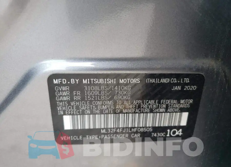 ML32F4FJ1LHF08505 Photo# 10