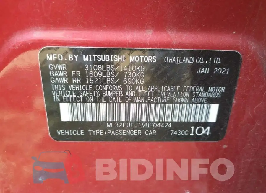 ML32FUFJ1MHF04424 Photo# 10