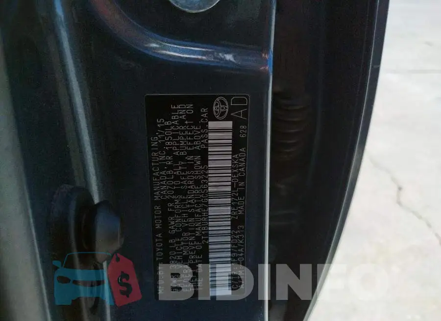 2T1BURHE7GC563225 Photo# 10