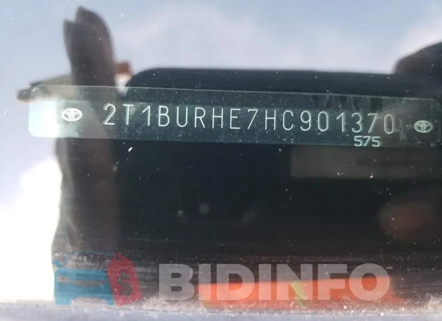 2T1BURHE7HC901370 Photo# 10