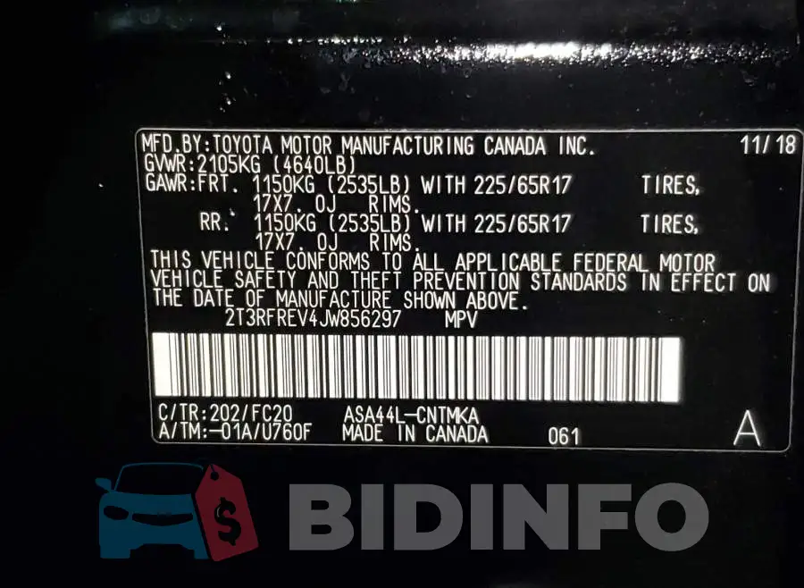 2T3RFREV4JW856297 Photo# 10
