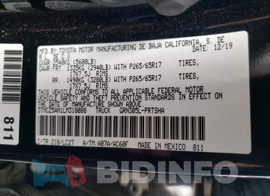 3TMCZ5AN1LM318088 Photo# 10