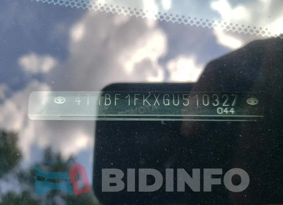 4T1BF1FKXGU510327 Photo# 10