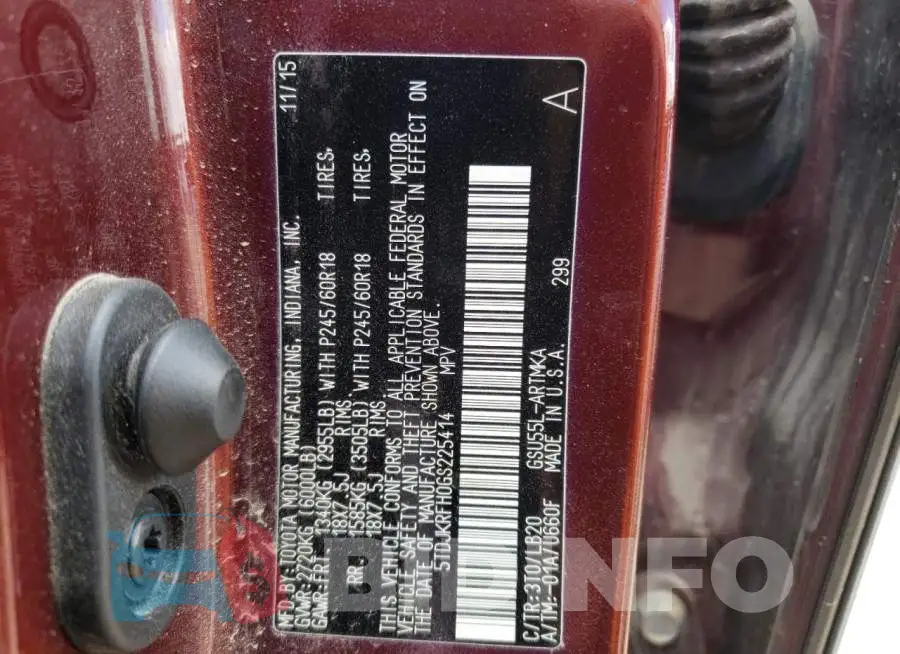 5TDJKRFH0GS225414 Photo# 10