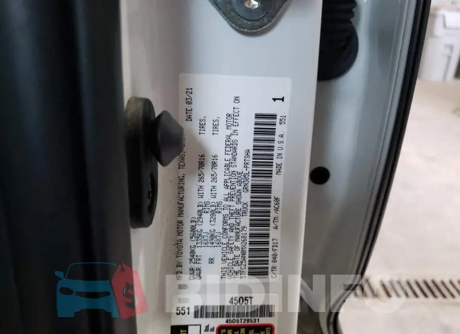 5TFCZ5AN0MX268179 Photo# 10