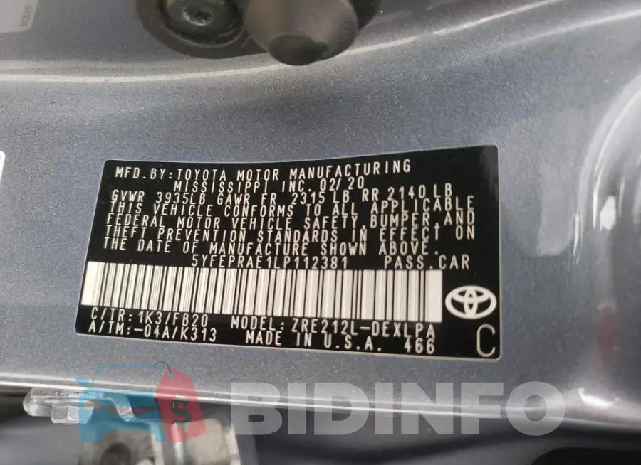 5YFEPRAE1LP112381 Photo# 10