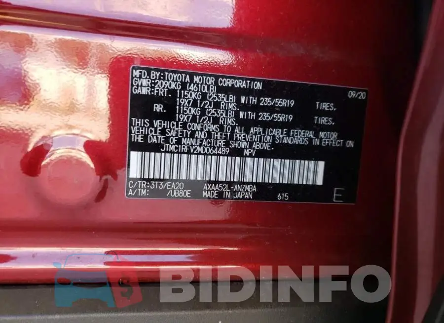 JTMC1RFV2MD064489 Photo# 10