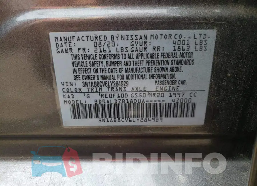 3N1AB8CV6LY284929 Photo# 10