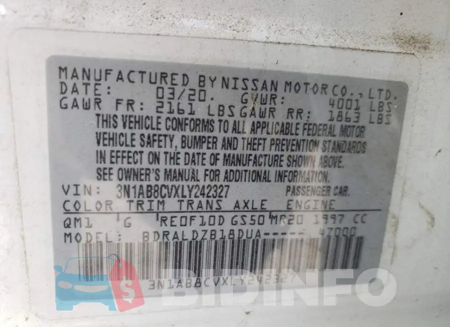 3N1AB8CVXLY242327 Photo# 10