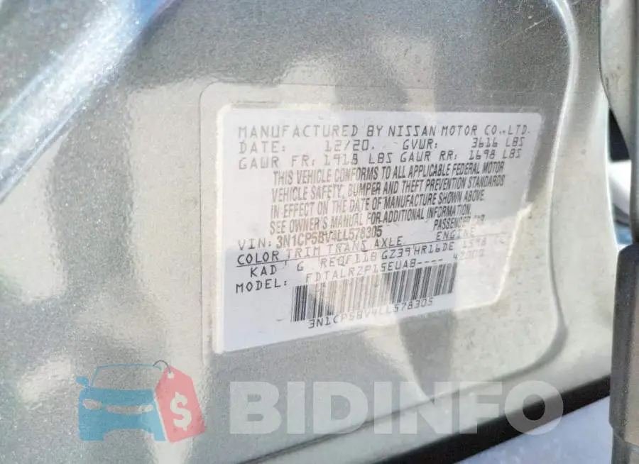 3N1CP5BV4LL578305 Photo# 10
