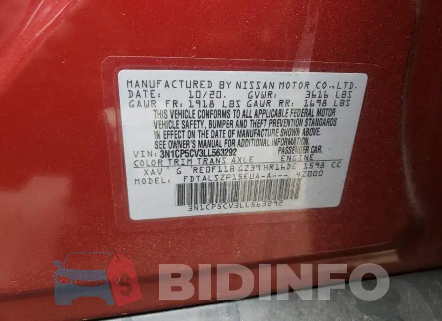 3N1CP5CV3LL563292 Photo# 10