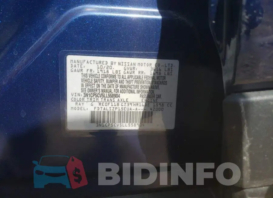 3N1CP5CV5LL558904 Photo# 10