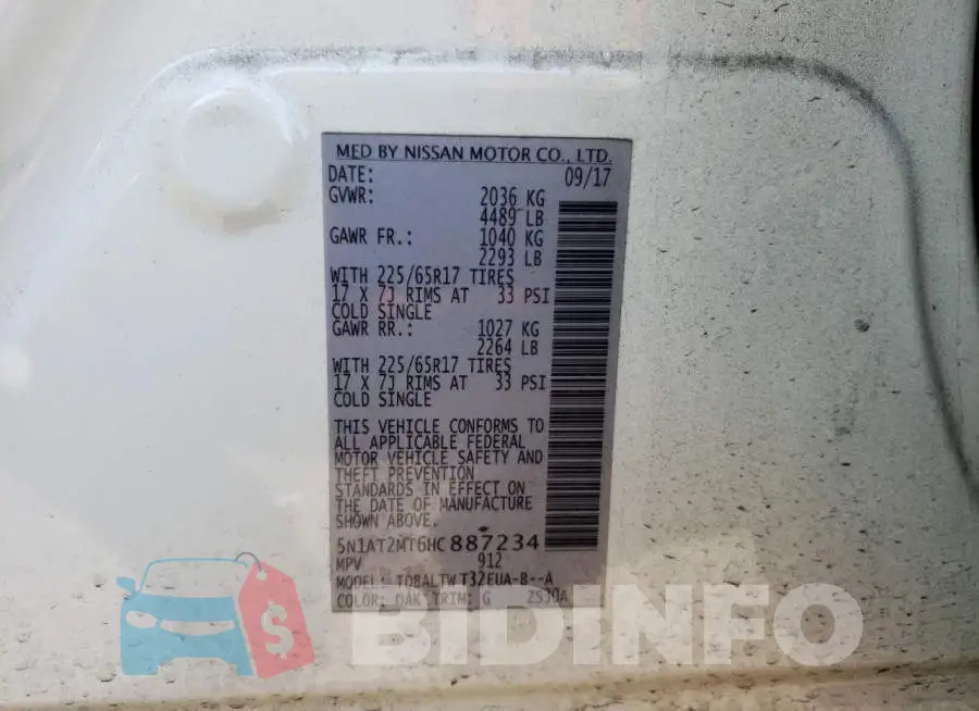 5N1AT2MT6HC887234 Photo# 10