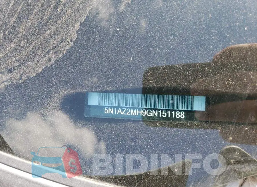 5N1AZ2MH9GN151188 Photo# 10
