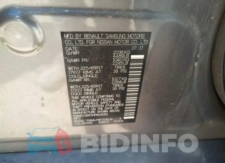 KNMAT2MT1HP604915 Photo# 10