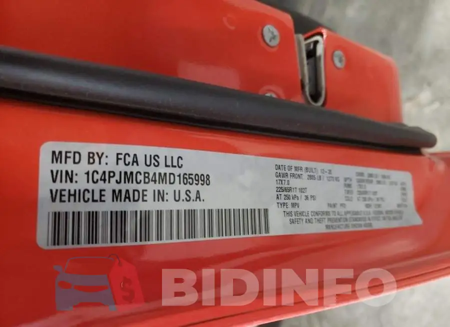 1C4PJMCB4MD165998 Photo# 10
