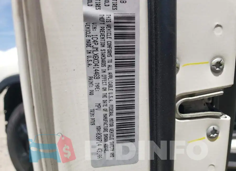 1C4PJMLX6KD414469 Photo# 10