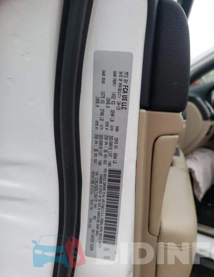 1C4RJFBG5LC180175 Photo# 10