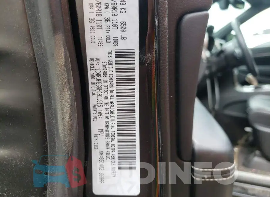 1C4RJFBG6HC911915 Photo# 10