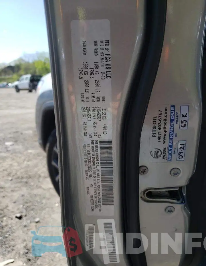 3C4NJDDB3KT721926 Photo# 10