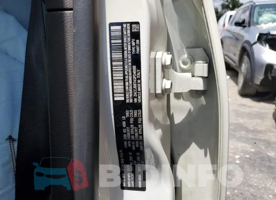 ZACCJBBT4GPD46098 Photo# 10