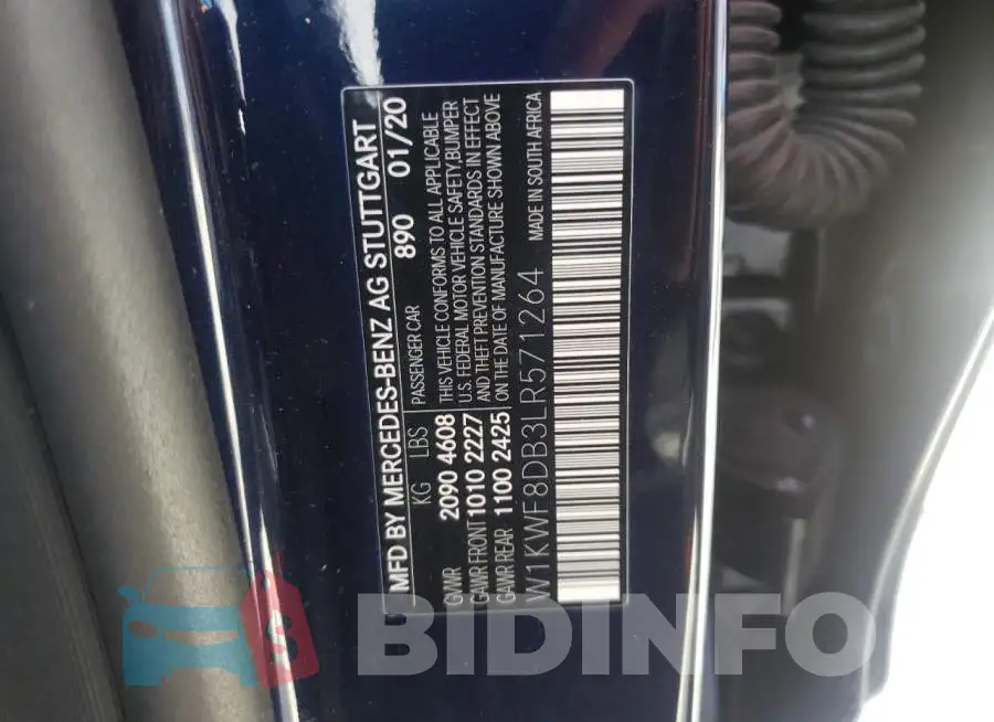 W1KWF8DB3LR571264 Photo# 10