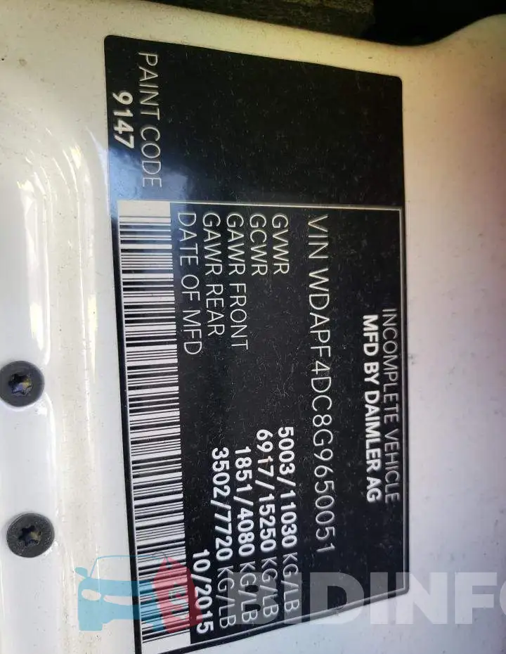WDAPF4DC8G9650051 Photo# 10