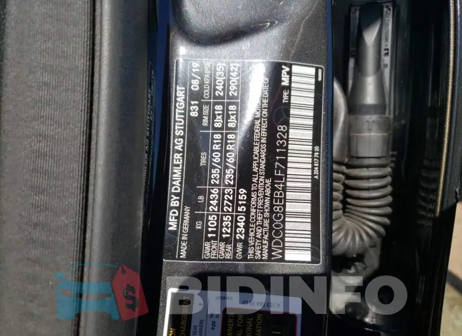 WDC0G8EB4LF711328 Photo# 10