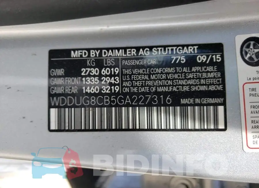 WDDUG8CB5GA227316 Photo# 10