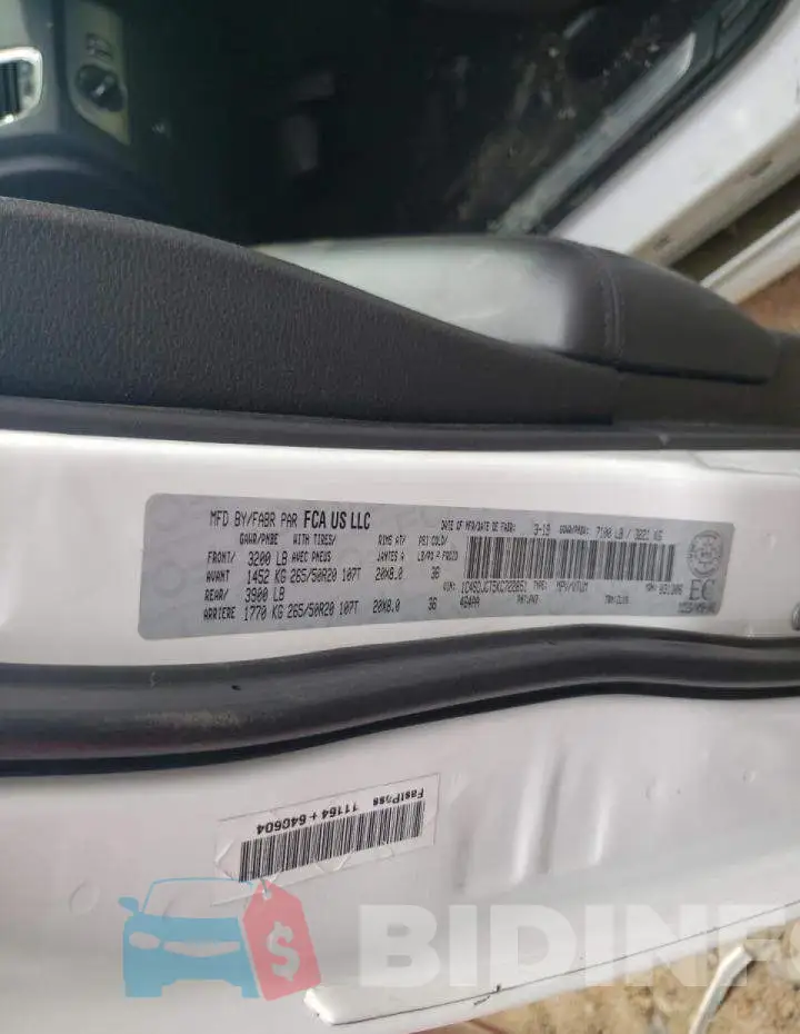 1C4SDJCT5KC722851 Photo# 10
