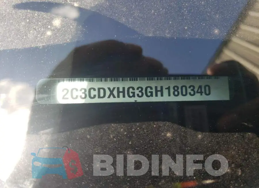 2C3CDXHG3GH180340 Photo# 10
