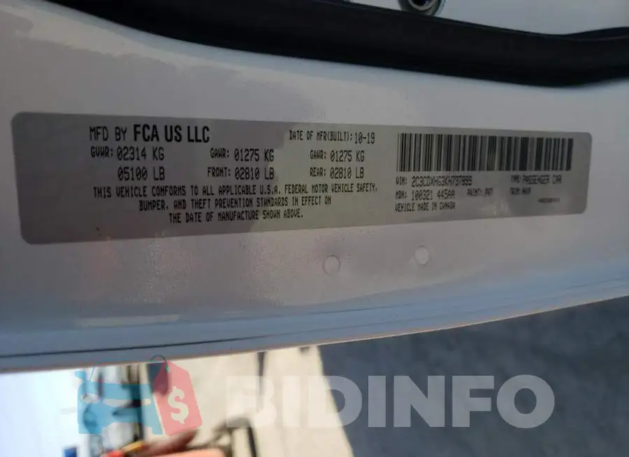 2C3CDXHG3KH737899 Photo# 10