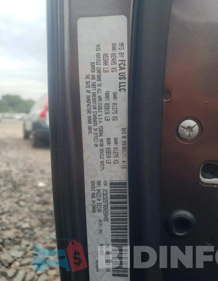 2C3CDZBT8GH250495 Photo# 10