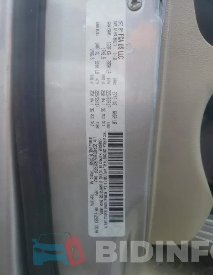 2C4RDGBG5JR210230 Photo# 10
