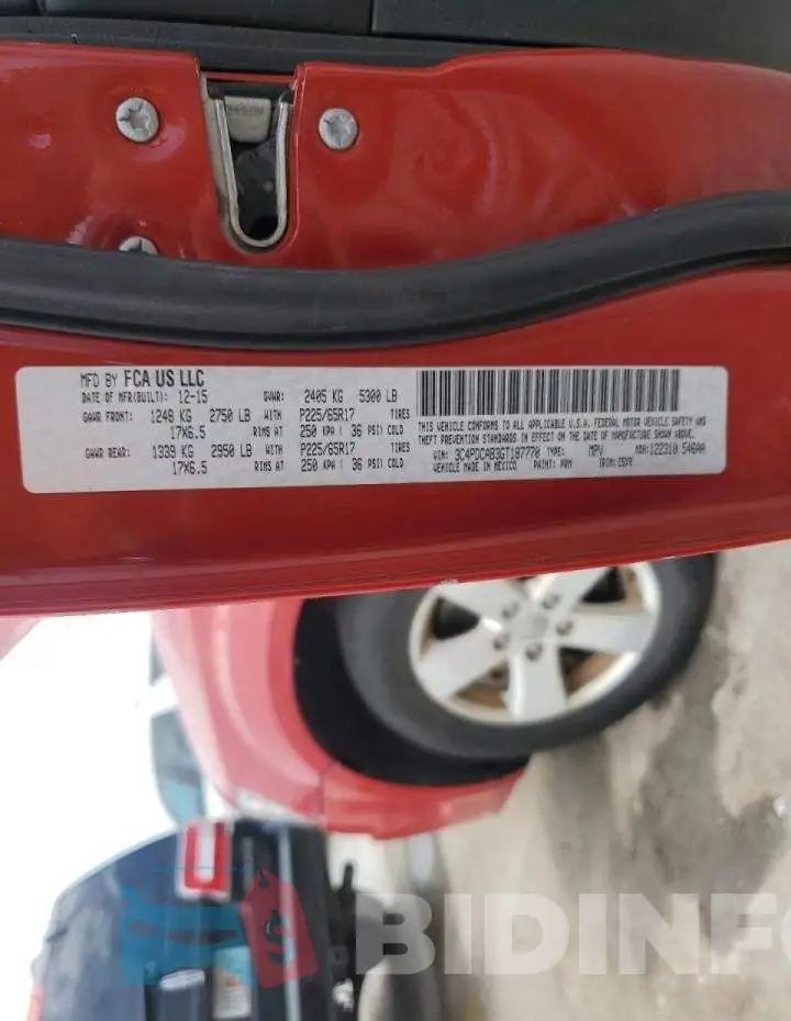 3C4PDCAB3GT187770 Photo# 10