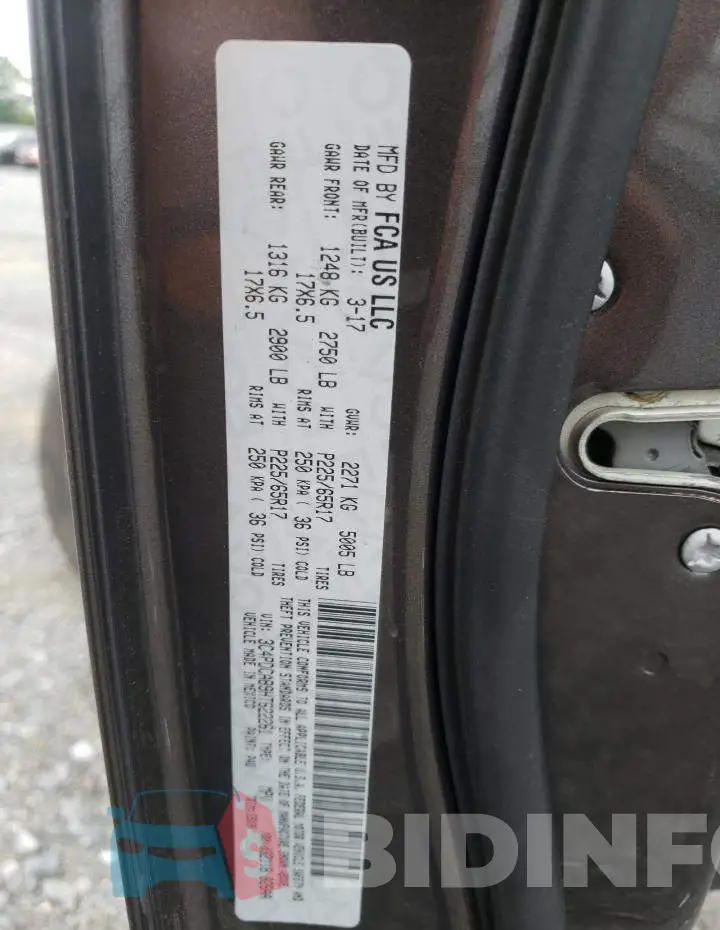 3C4PDCAB9HT622261 Photo# 10