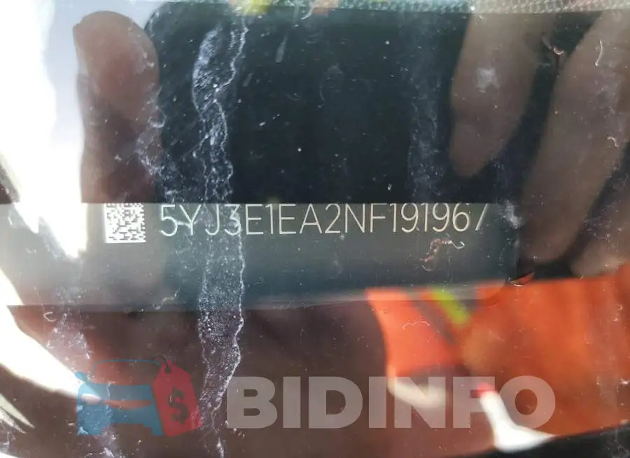 5YJ3E1EA2NF191967 Photo# 10
