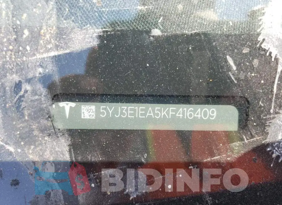 5YJ3E1EA5KF416409 Photo# 10