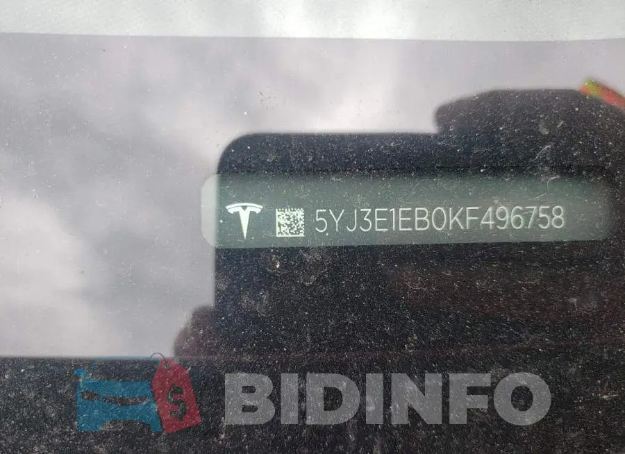 5YJ3E1EB0KF496758 Photo# 10