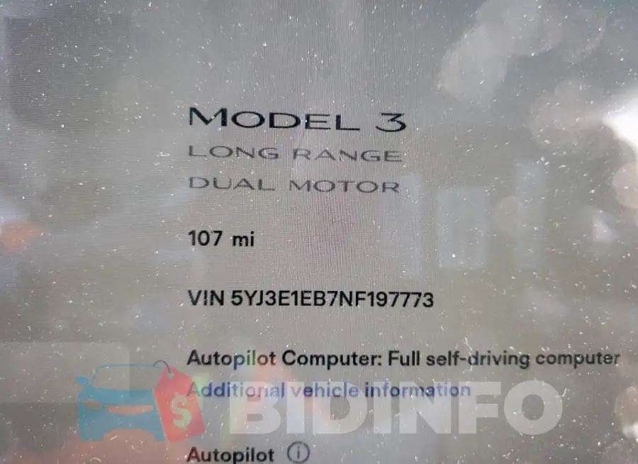 5YJ3E1EB7NF197773 Photo# 8