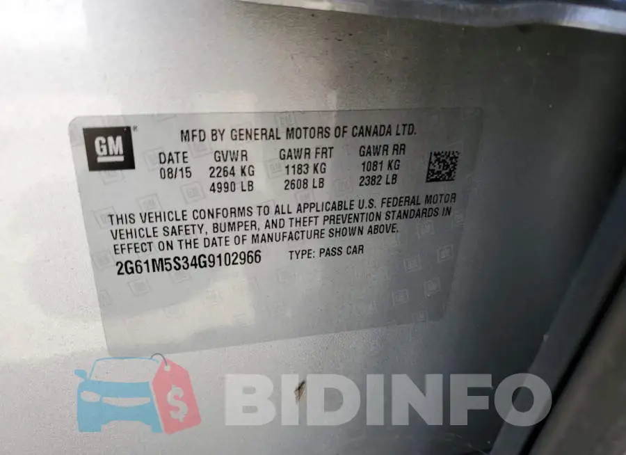 2G61M5S34G9102966 Photo# 10