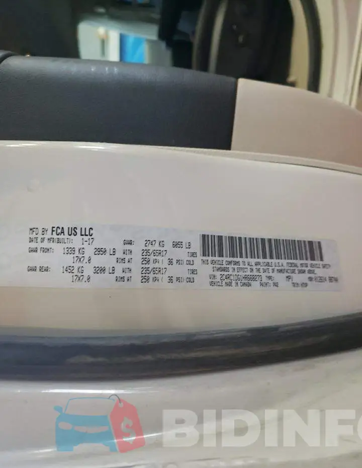 2C4RC1DG1HR668273 Photo# 10