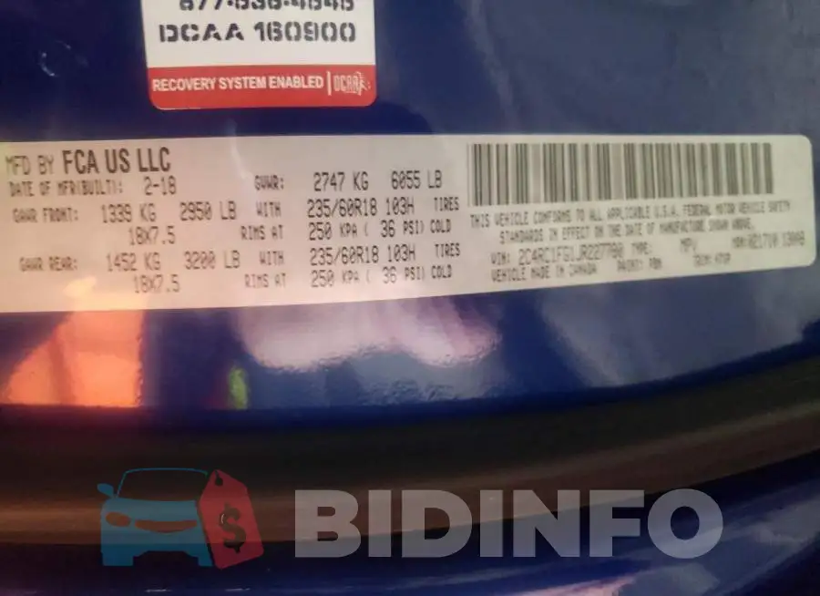 2C4RC1FG1JR227780 Photo# 10