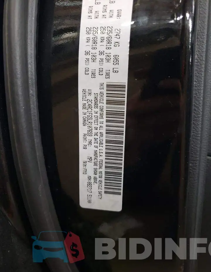 2C4RC1FG5LR107659 Photo# 10