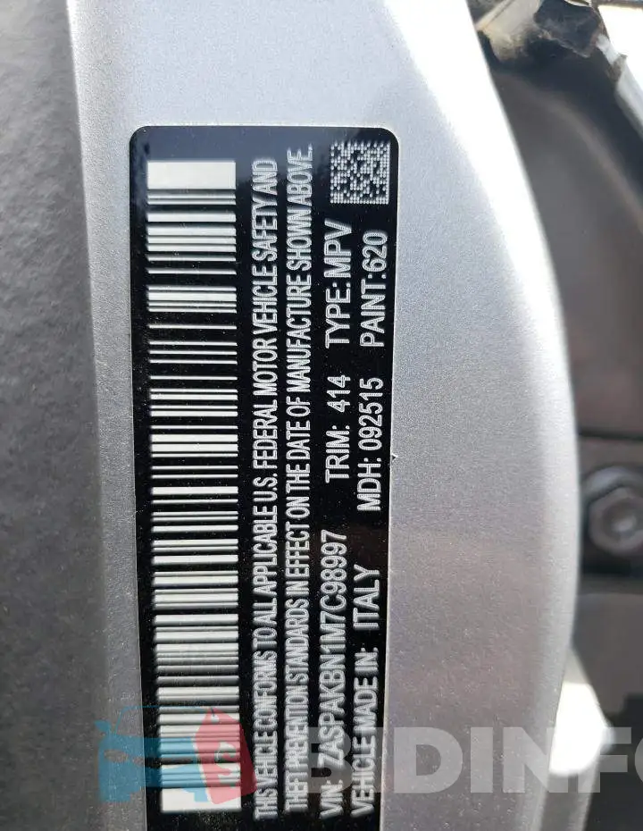 ZASPAKBN1M7C98997 Photo# 10