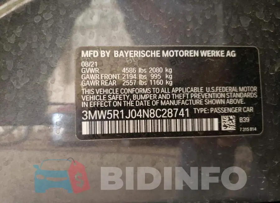 3MW5R1J04N8C28741 Photo# 10